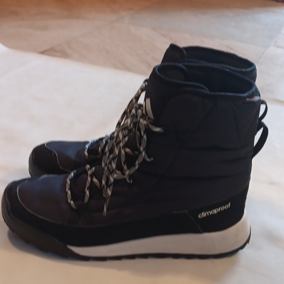 Adidas Black Choleah Climaproof Rain or Snow Boots sz-6.5 - Picture 2 of 10